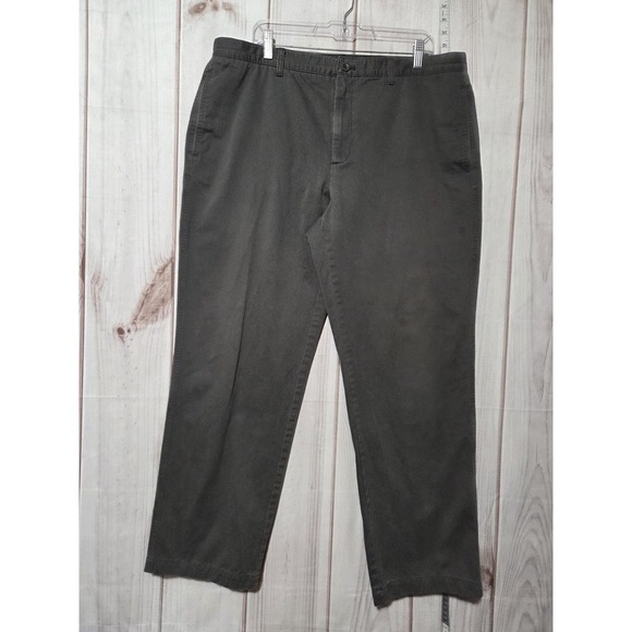 Calvin Klein Other - Calvin Klein Pants Mens‎ 38x30 Gray Chino Flat Front Straight Leg Cotton Casual